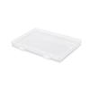 Caixa de Embalagem Plástica Retangular 16cm Caixa de Cartão Transfronteiriça Papelaria Brinquedo Caixa Organizadora de Mesa Caixa de Armazenamento à Prova de Poeira