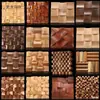 Fabricante de parede acústica autoportante de madeira maciça para pendurar, painel de amplificação e absorção sonora, parede de fundo mosaico HiFi, Yu Mai Taibao