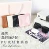 Bolsa de Almacenamiento para Escombros, Bolsa de Almacenamiento para Auriculares con Cable de Cierre Automático, Billetera de PU para Monedas, Bolsa de Cosméticos para Labiales, Impermeable y Ultraligera