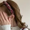 Diadema Retro Maillard Nueva de Otoño e Invierno, Diadema Retorcida de Estilo Universitario de Gama Alta, Tocado para Peinado de Alta Presión Craneal