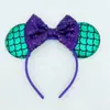 Diadema de Sirena Mickey Mouse de Amazon Diadema con Lazo de Lentejuelas Accesorios para el Cabello de Dibujos Animados de Mickey Mouse para Niños Escenario Festival