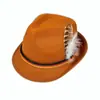 Directo de fábrica sombrero de jazz para festival de cerveza sombrero de copa sombrero de fiesta sombrero de mascarada alemana sombrero de tela no tejida para cerveza y jazz