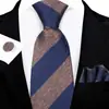 Conjunto de Corbata de Tres Piezas para Hombre 8cm Ropa Formal de Negocios Corbata Bordada Jacquard de Seda de Poliéster Logo Corbata Atada a Mano Personalizada