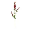 Flor Delphinium Artificial de 3 Ramas Morado Boda Hogar Hotel Decoración Suave Arte Floral Venta al por Mayor Transfronteriza Flores Artificiales
