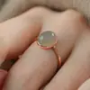 Yuhong 2024 Nuevo Estilo Tushan Ziyuan Anillo de Agua Morado y Transparente para Mujer Nicho de Lujo Accesible Diseño de Alta Gama Exquisito y Versátil