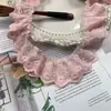 Encaje Bordado de Flor de Tela de Algodón de 4 cm de Ancho para Ropa, Pijamas, Cuello, Puño, Decoración de Borde, Materiales de Decoración Hechos a Mano para Bricolaje