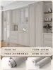Sensación de piel membrana onda sonido suave lámina pegatina renovación muebles cambio de color autoadhesivo puerta pared blanca gabinete refrigerador engrosado caqui gris leche