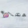 Clavo de Lengua G23 Titanio Rosca Externa G23 Joyería para Piercings Piercing de Lengua Piercing de Labio Clavo de Lengua con Rosca Externa