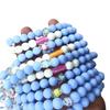 Adecuado para funda de teléfono móvil, cuerda de mano para teléfono móvil, cuerda de mano corta, cordón de cuentas, cordón de funda de teléfono móvil de color macarrón