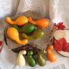 Venda Direta de Fábrica Atacado Mini Pequeno Melão Abóbora Curvo Frutas e Vegetais Artificiais Falsos Artesanato para Pose Guirlanda Decoração