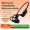 Comercio Electrónico Transfronterizo Comercio Exterior Audífono de Conducción Ósea Dispositivo Invisible Inalámbrico Audífono Todo en Uno de Conducción Ósea para Jóvenes Recargable Bluetooth