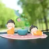 Juego de Adornos para el Tablero del Coche Pequeño Buda Bendito Decoraciones Zen para el Tablero Figura Budista Dropshipping
