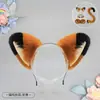 Faixa de Cabelo Lolita de Pelúcia Feita à Mão com Orelhas de Gato Acessórios de Cabelo Kc Headwear de Orelhas de Animal Grampo de Cabelo de Orelha de Raposa