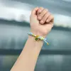 Pulsera de Cuerda Tejida a Mano de Colores Estilo Nuevo, Cinco Vías de la Riqueza, Cuerda Tejida a Mano Estilo Chino, Nudo de Maíz, Regalo de Año Zodiacal