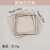 Bordado de Virutas de Madera DIY Accesorios de Letras Tie-Dye Hechos a Mano Imanes para Refrigerador Bordado Dai Imanes para Refrigerador Accesorios de Montaje en Marco Forma Redonda