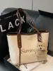 Bolso de Paja Tejida para Vacaciones en la Playa para Mujeres 2025 Nuevo Popular de Gran Capacidad Bolso de Hombro Moderno Bolso Tote de Moda para el Trabajo