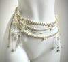 Dulce Cadena Corporal de Borla de Perlas Multicapa Fresca para Mujer Sexy Personalizada Estilo Coreano Nuevo Estilo Apilada con Cuentas Cadena de Cintura Accesorios de Moda