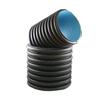Fabricante de Tubería Corrugada de Doble Pared de HDPE 800 Tubería Corrugada Ingeniería Municipal Fábrica de Drenaje Tubería Corrugada de Doble Pared para Aguas Pluviales y Aguas Residuales