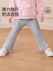 Pantalones para niños JQ Jingqi, leggings de otoño para niñas, ropa para niños, pantalones largos para niñas, pantalones acampanados versátiles para bebés