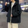 Chaqueta de rayas americanas para hombre, otoño, nueva, informal, holgada, con alfabeto, deportiva, de béisbol, abrigo, ropa para hombre