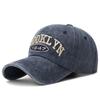 Sombrero Vintage Estilo Americano Lavado Bordado Estéreo para Hombre y Mujer Casual Parasol Hacer Viejo Descolorido Gorra de Béisbol Transfronterizo en stock