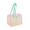 Bolso de Malla de Verano Estilo Ins para Niña, Bolso de Playa para Viaje, Bolso Impermeable para Baño, Bolso de Hombro Grande para Estudiante