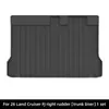 Tapetes de piso TPE específicos para 26 modelos de carro Land Cruiser FJ para vendas transfronteiriças