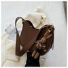 Exportación Transfronteriza 2025 Nuevo Bolso Pequeño Retro para Mujer Bolso de Hombro con Textura Estilo Coreano Bolso Cruzado Sencillo para Mujer