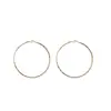 Estilo Spicy Girl Milenio y2k Aretes de Tachuela Chapados en Oro Real de 18 Quilates para Mujer Pendientes de Aro de Personalidad de Nicho Joyería para Orejas de Lujo Ligero Sensación de Alta Gama