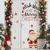 Una Variedad de Pegatinas de Pared Creativas y Lindas con Elementos de Papá Noel para Embellecer y Decorar el Fondo de la Sala de Estar y el Dormitorio, Pegatinas de Pared Autoadhesivas