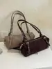 Bolso de Ante Retro Bajo el Brazo para Mujer Bolso de Gran Capacidad para Dama Nuevo Otoño 2026 Bolso de Hombro Único de Alta Gama para Viajes