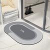 Alfombrilla de baño de terciopelo con tecnología transfronteriza, alfombrilla absorbente antideslizante para baño, alfombrilla de suelo de tierra de diatomeas fácil de cuidar, al por mayor personalizable