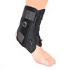 Puxador de botão corda tornozeleira cinto de fixação ajuste manual elástico placa de alumínio suporte ligamento pressão lenta tornozeleira estável