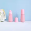 Botella de Espuma Mousse Rosa Cónica para Mascotas en Stock con Fondo Curvo, Botella Espumadora de Limpiador Facial de 60 ml/100 ml, Botella Reutilizable