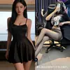 Bai Ling Lencería Sexy Deseo Puro Sexy Talla Grande Pijama con Liguero Falda No Necesita Quitarse Caliente Cintura Pijama con Liguero Falda Corta
