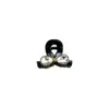 Grampo de Cabelo Pequeno com Garra Laço Pérola Strass Coreano Elegante Presilha de Cabelo Princesa Grampo de Cabelo para Franja Acessório de Cabelo