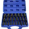 Juego de 25 Piezas de Extractor de Tornillos de Cabeza Rota Herramienta de Destrucción Funda Juego Combinado Manual Juego