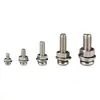Amazon Transfronterizo Set de 320 Piezas de Tornillos de Cabeza Redonda Ranurada, Tuercas y Arandelas M2 M2.5 M3 M4 M5