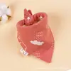 Toalla triangular de algodón para bebé toalla para recién nacido anti-escupir leche agua saliva toalla para bebé niño y niña babero de algodón toalla base para babero