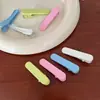 5cm Grampos de bico de pato ovais coloridos para meninas, presilhas laterais, presilhas para franja, presilhas de cabelo DIY, presilhas de bico de pato laqueadas