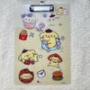 Carpeta de estudiante con dibujos animados Pappa, resistente al agua, con clip para tablero, papel de prueba A4 para estudiantes, bloc de escritura, Kulo, con dibujos animados, con clip para tablero