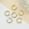 Accesorios para Joyería DIY Convertidor de Pendiente sin Perforar Clip de Oreja de Resorte Invisible Simple y Elegante Hebilla de Oreja Falsa de Resina