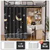 Cortinas de quarto, cortinas de cama de estudante, cortinas de beliche inferior, cortinas de beliche superior, cortinas de escrivaninha, cortinas blackout, dosséis de cama, fechamentos de escrivaninha e cama de dormitório, cortinas de tecido