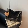 Bolsa Externa Única Sense de Alta Qualidade Maillard Bolsa Feminina 2024 Outono e Inverno Nova Retrô Combina com Tudo Bolsa de Ombro Grande Capacidade Bolsa de Corrente