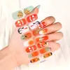 Pegatinas Europeas de Arte para Uñas de Halloween Impermeables Color Sólido Pegatinas de Arte para Uñas de Navidad No Requieren Horneado Pegatinas para Uñas Todo en Uno