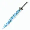 Mercancía de Anime y Películas 30cm Látigo Rikong Arma de Metal de Aleación Utilería sin Filo