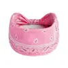 Faixa de Cabelo Colorida Retrô Europeia e Americana Castanha Padrão Paisley Edição Larga Headband Esportes Yoga Headwear Elástico Mulheres