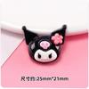 Dibujos Animados Brillantes Kuromi Accesorios de Resina DIY Funda de Teléfono Parche de Pegamento de Crema Pasador Flor para Zapatos Materiales de Accesorios DIY