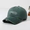 Boné de Baseball Pequeno de Algodão Bordado com Letra Novo Estilo Desgastado Aba Chapéu Lavado Personalidade Transfronteiriço Bordado 1993 Outdoor ST