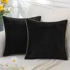 Cojín decorativo de chenilla de color liso estilo nórdico para oficina, sofá, coche y sala de estar